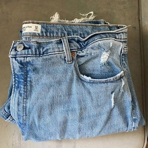 Abercrombie high rise skinny